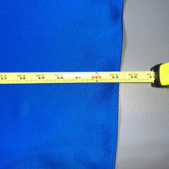 Parker Revolve Blue Sleeveless Halter Silky Brunch Wedding Guest Dress Size M‎ - Picture 9 of 11